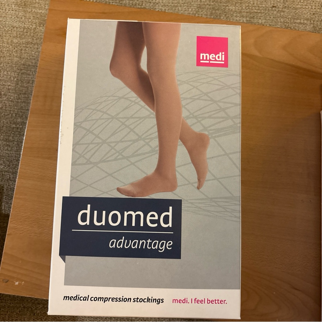 Duomed Advantage Compression Stockings Thigh High Black 3040 Mmhg Ot